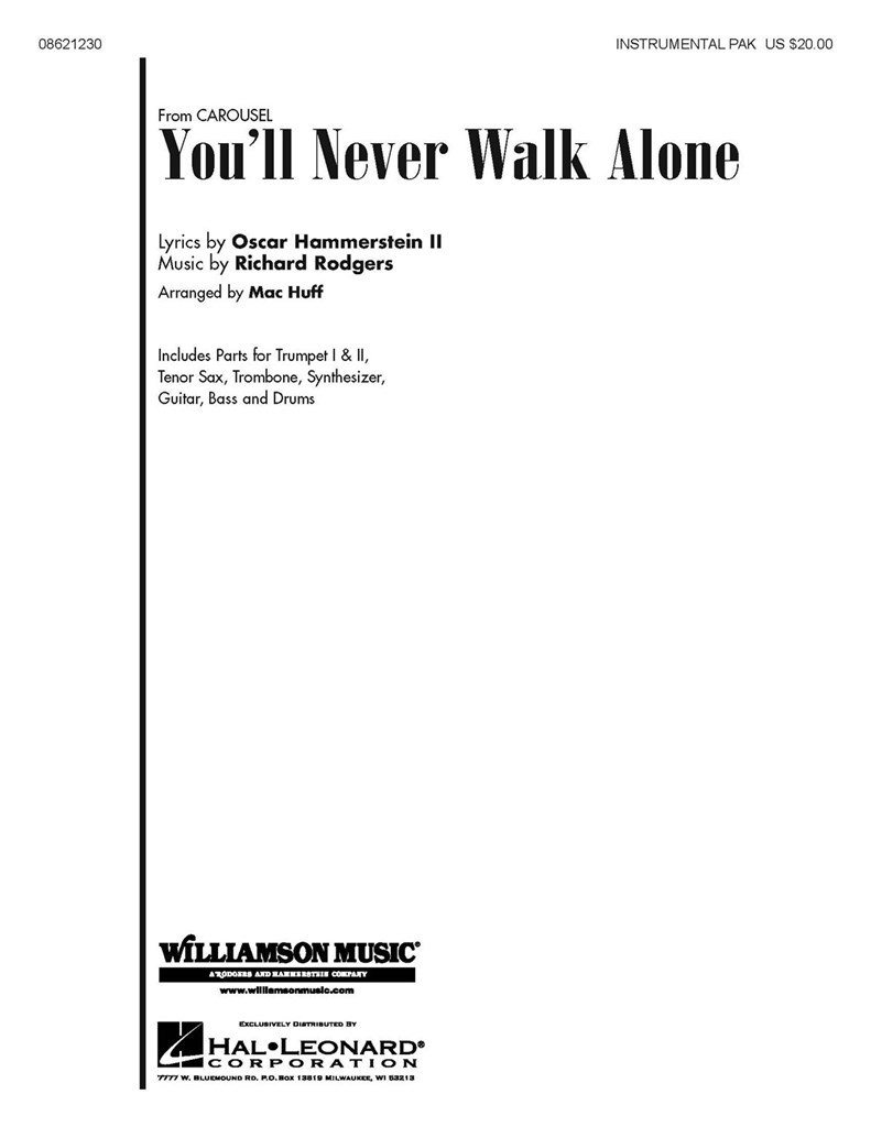 You'll never walk alone INSTRUMENTAL PACK