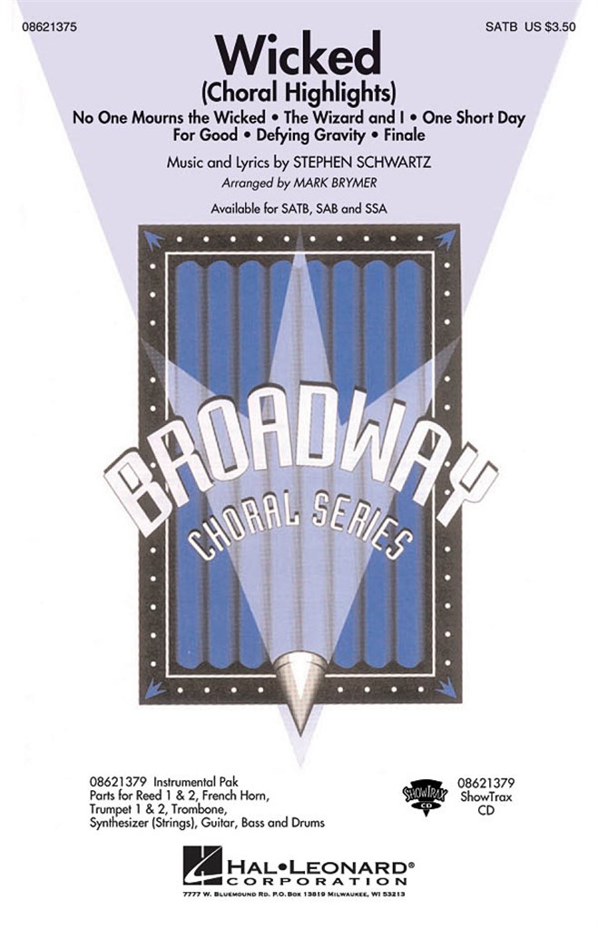 Wicked (Choral Highlights) (SATB)