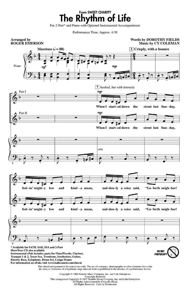 The Rhythm Of Life (2-Part)