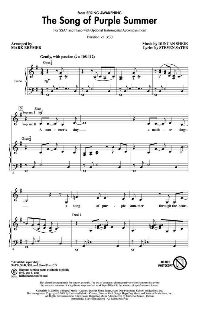 The Song of Purple Summer