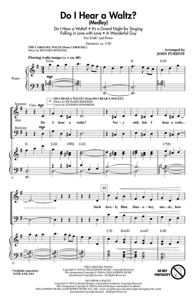 Do I Hear a Waltz?