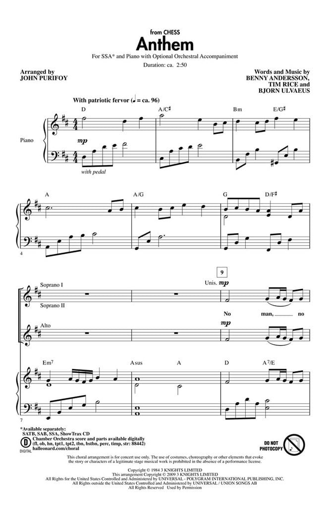 Anthem (from Chess)