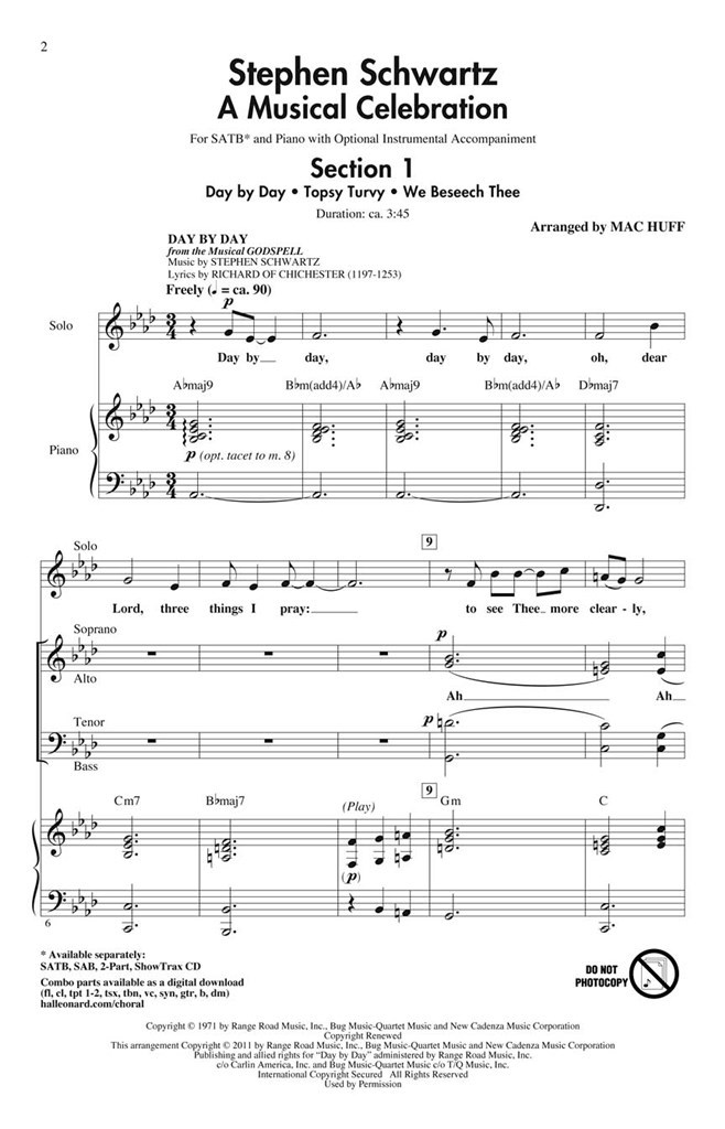 Stephen Schwartz - A Musical Celebration