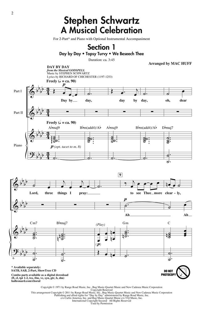 Stephen Schwartz - A Musical Celebration