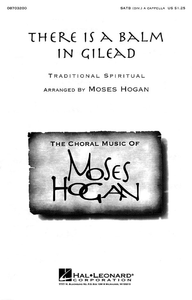 There Is a Balm in Gilead