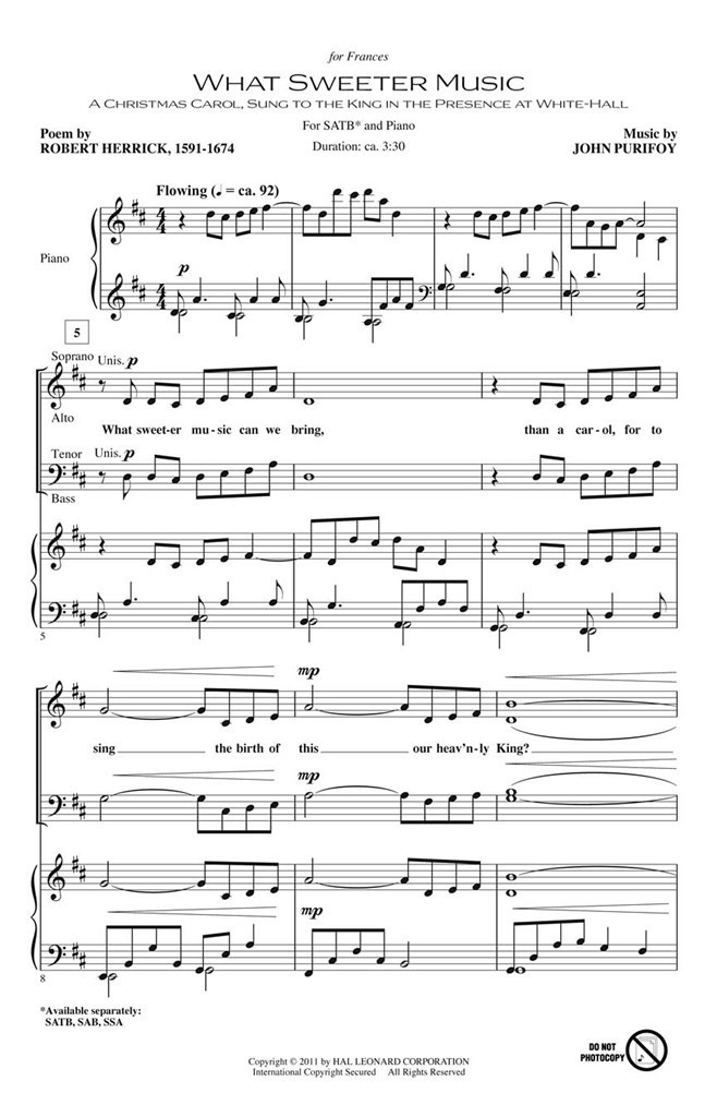 What Sweeter Music
