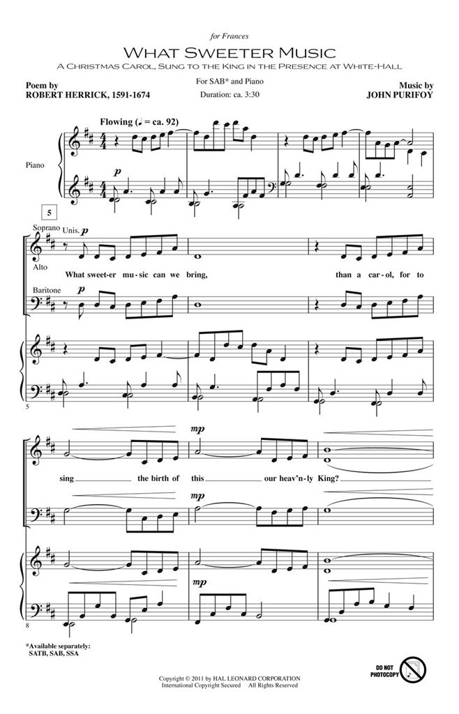 What Sweeter Music