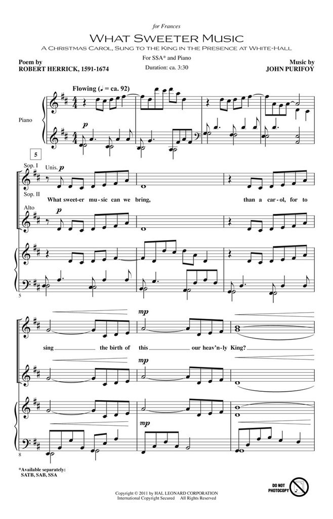 What Sweeter Music