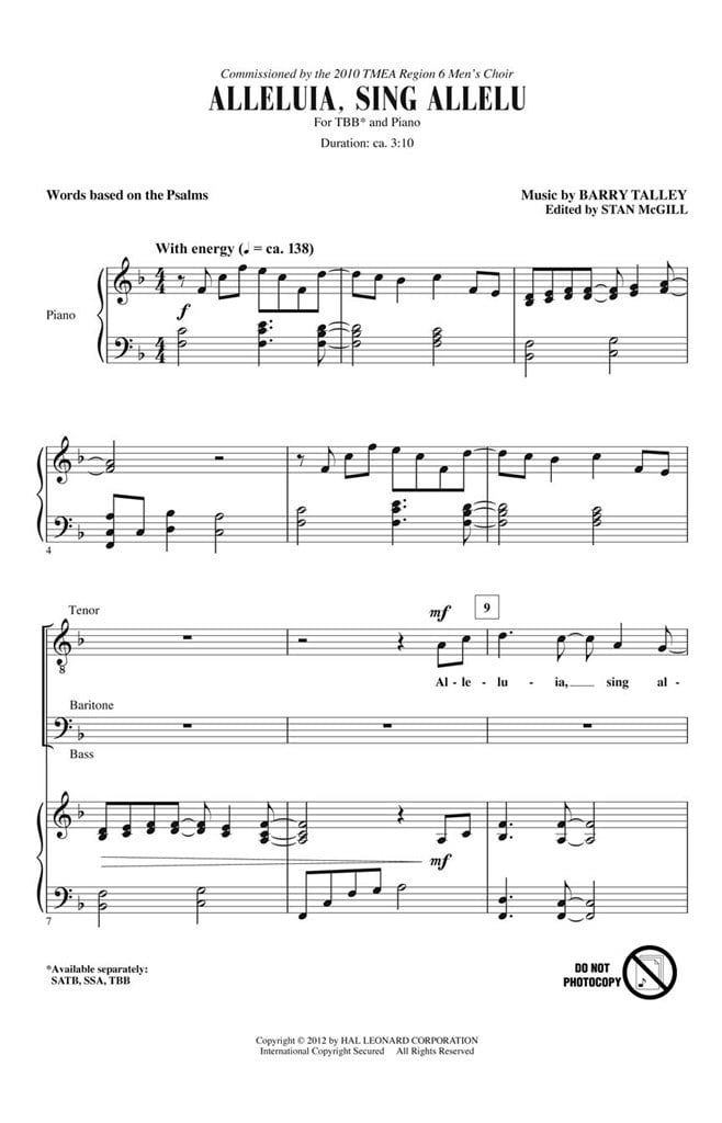 Alleluia, Sing Allelu