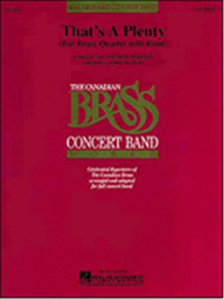 That's A Plenty ( For Brass Quintet With Band )