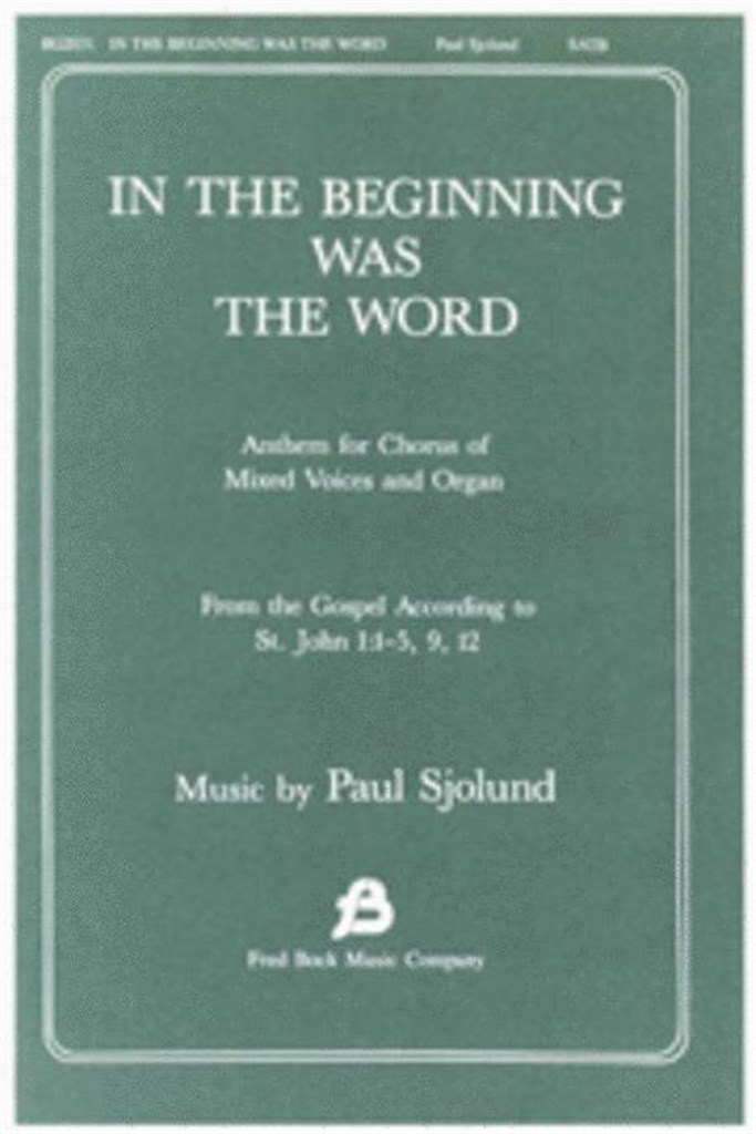 In the Beginning Was the Word