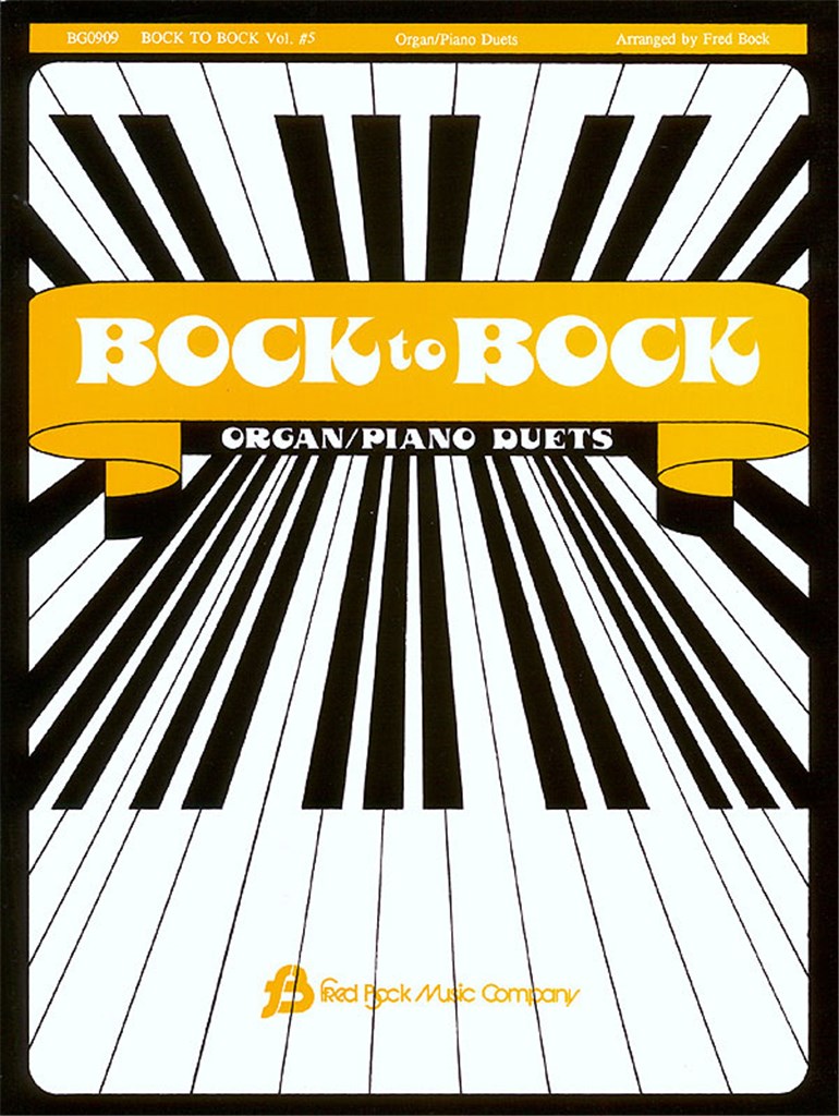 Bock To Bock #5 Organ/Piano Duets