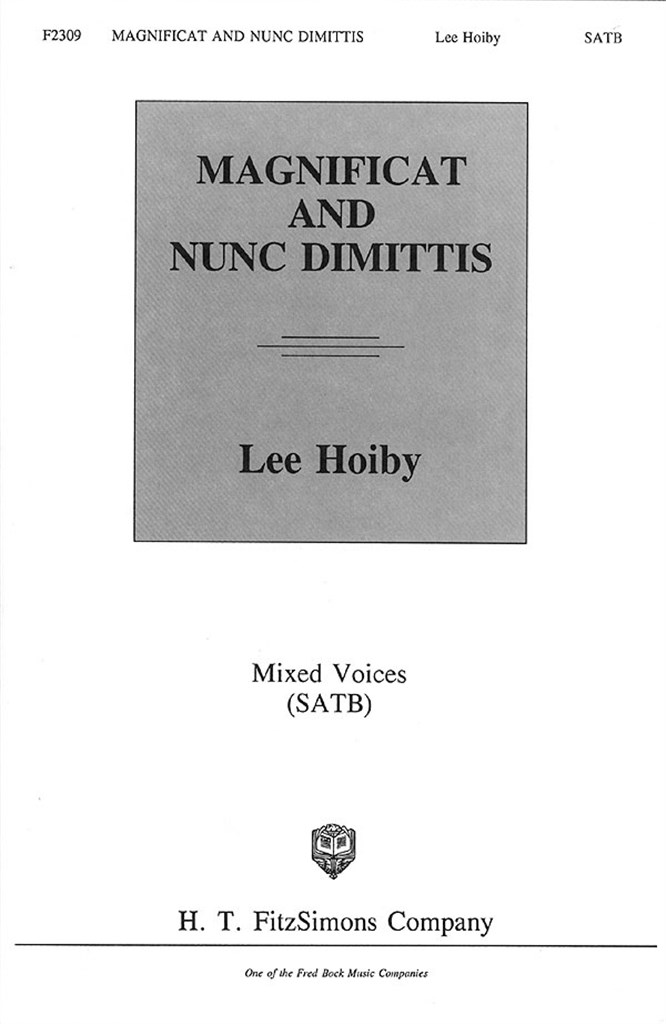 Magnificat and Nunc Dimittis
