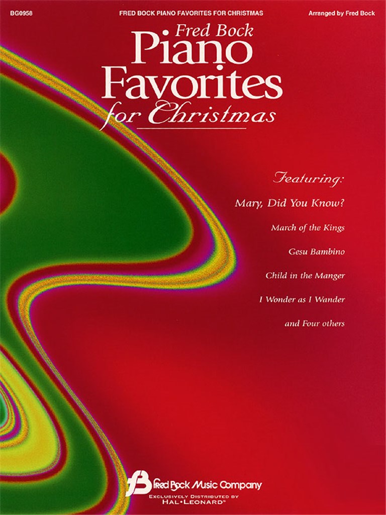 Fred Bock Piano Favorites For Christmas