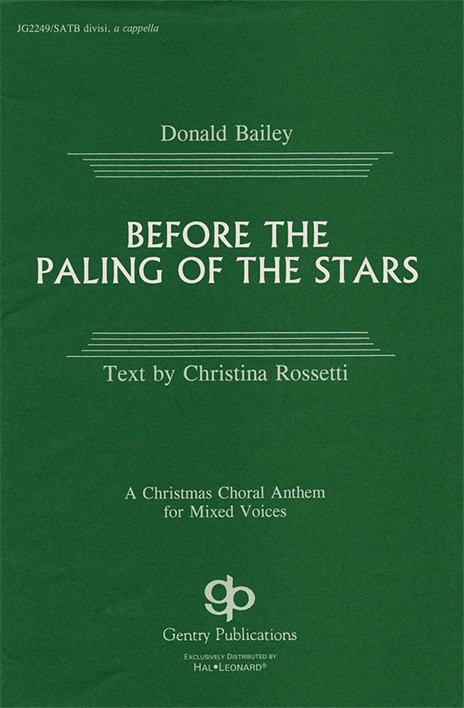 Before the Paling of the Stars