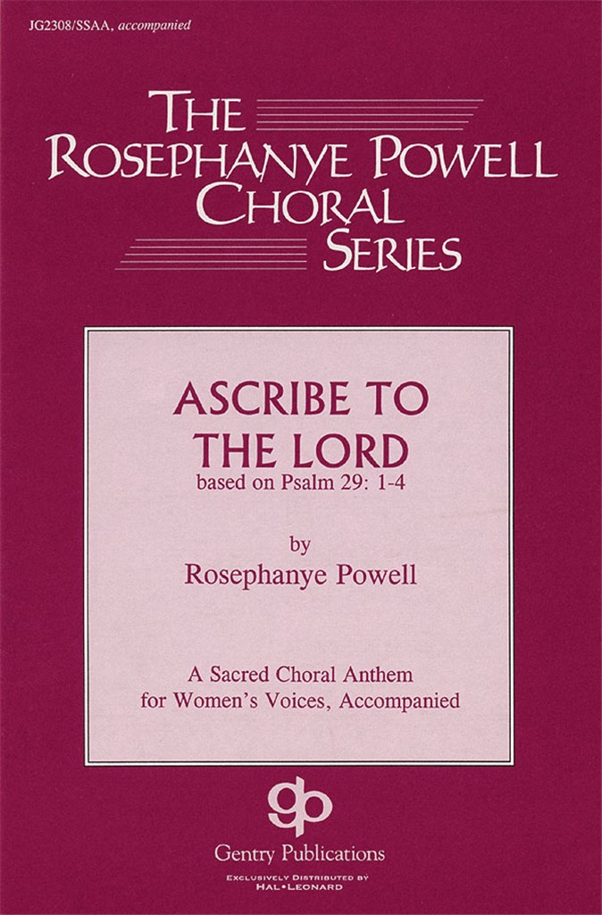 Ascribe To The Lord