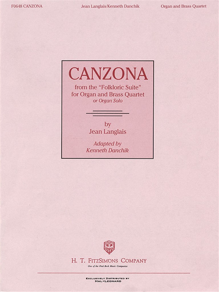 Canzona (Organ And Brass Quartet)