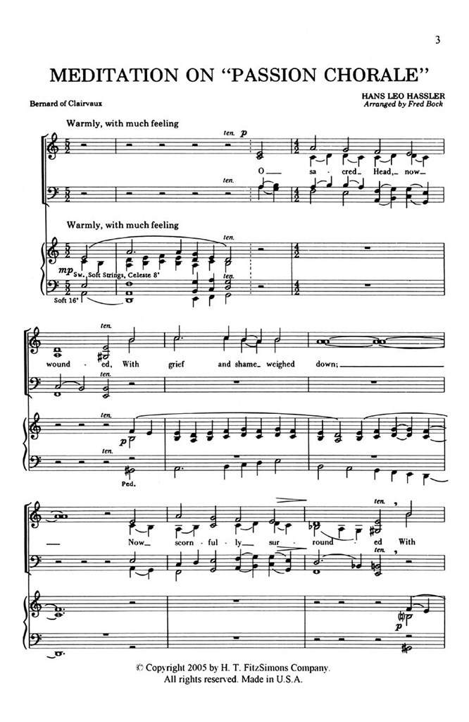Meditation On "Passion Chorale"