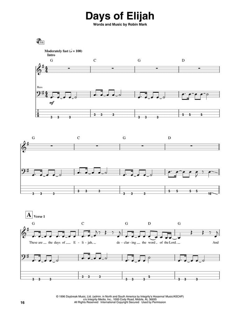How Great Is Our God - Bass Guitar Edition