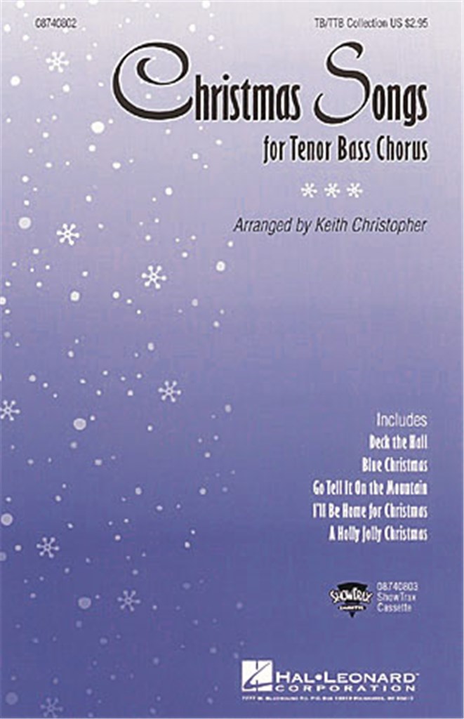 Christmas Songs Collection for Tenor Bass Chorus