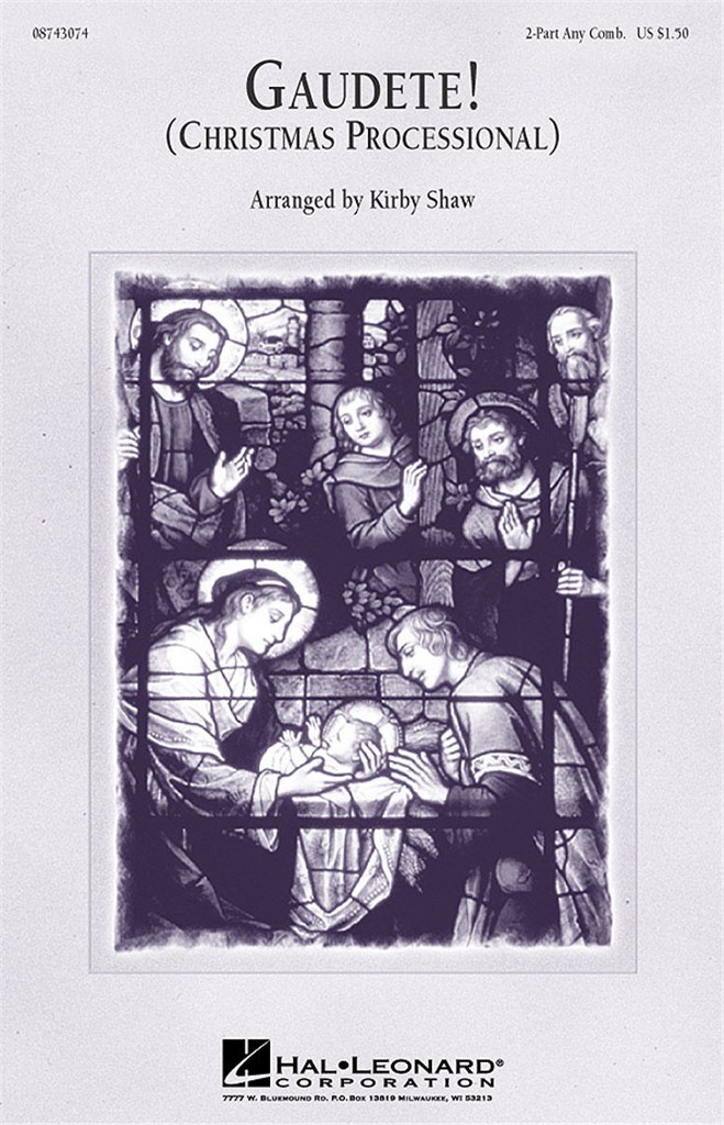Gaudete! (Christmas Processional) 2-Part Choir