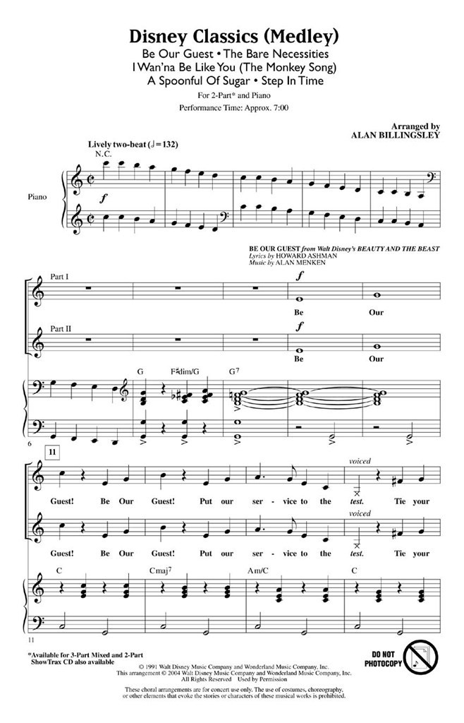 Disney Classics Medley (2-Part)