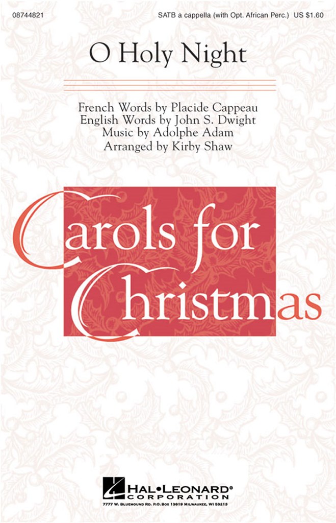 O Holy Night (with Optional African Percussion)