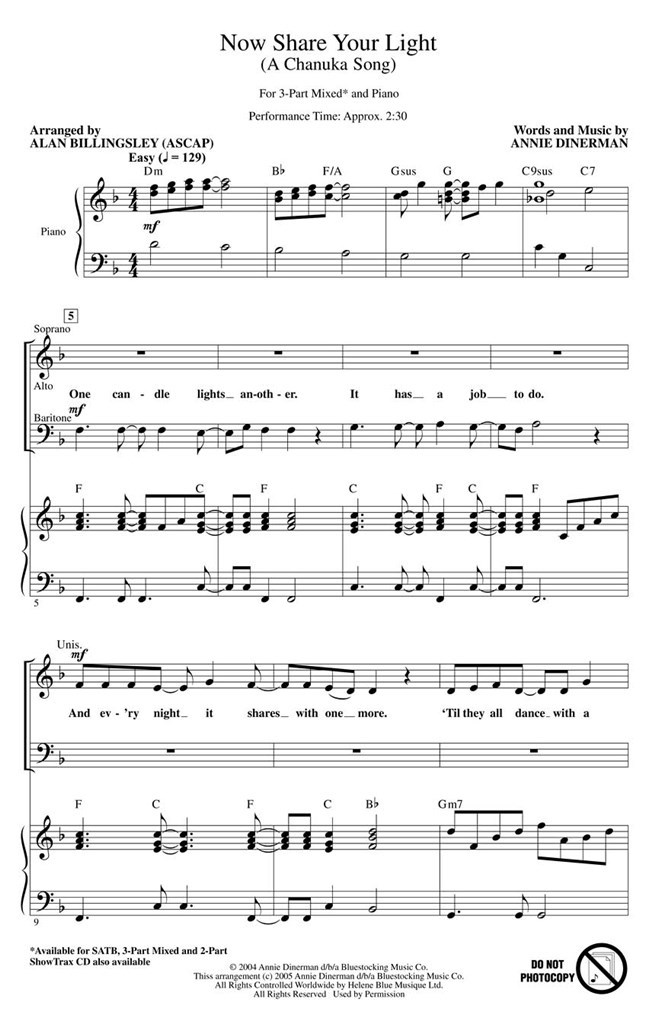 Now Share Your Light (A Chanuka Song)