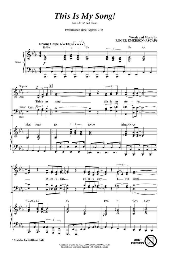 This Is My Song!
