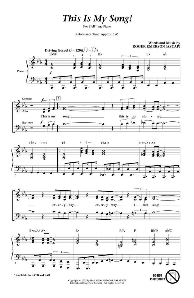 This Is My Song!
