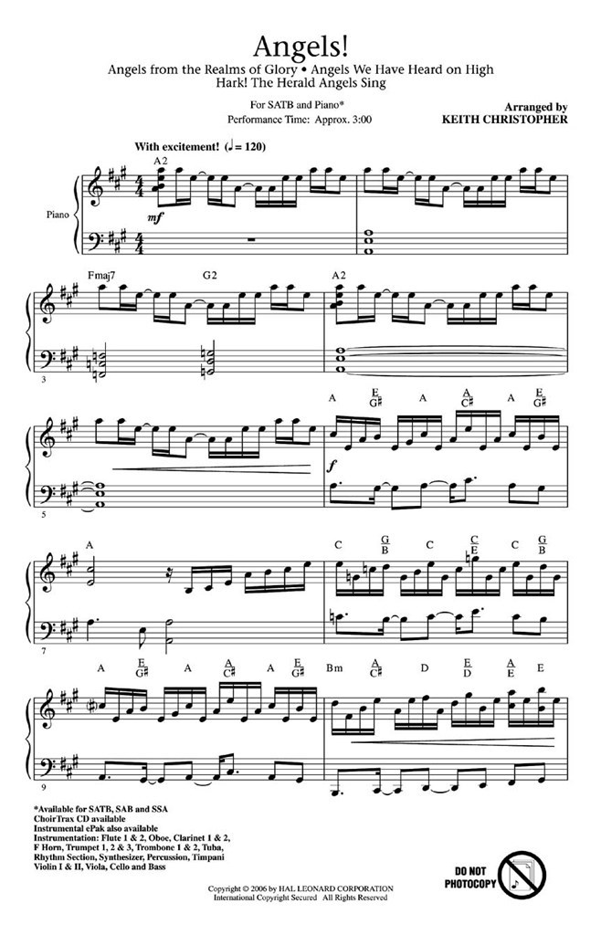 Angels! (SATB)