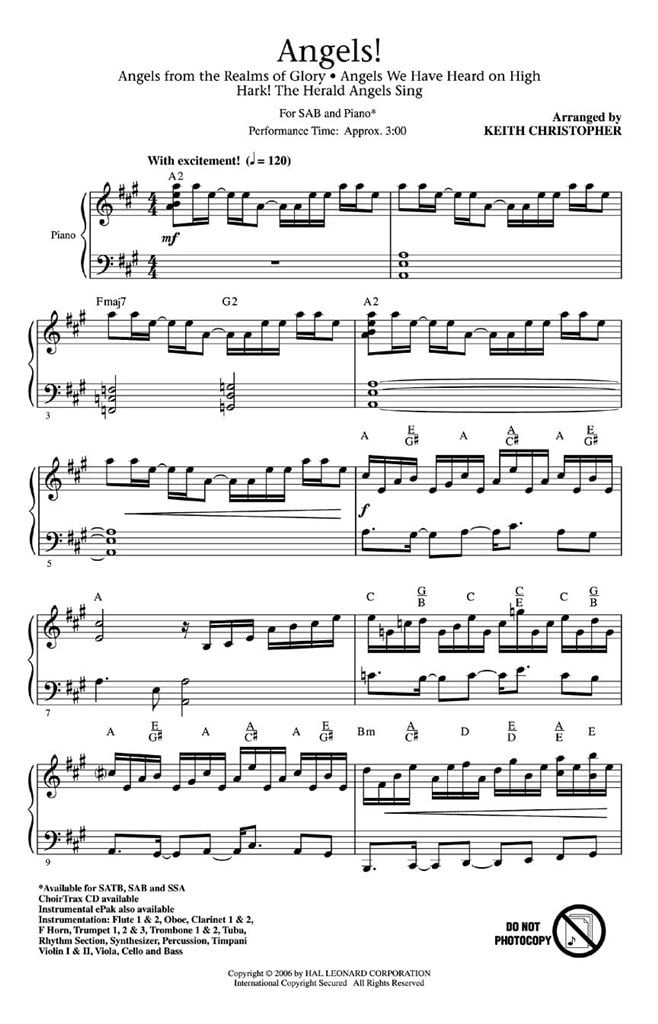 Angels ! (Medley)