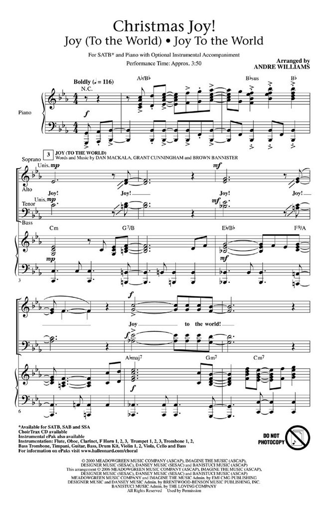 Christmas Joy! (SATB)