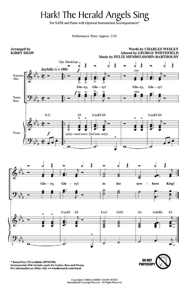 Hark! The Herald Angels Sing