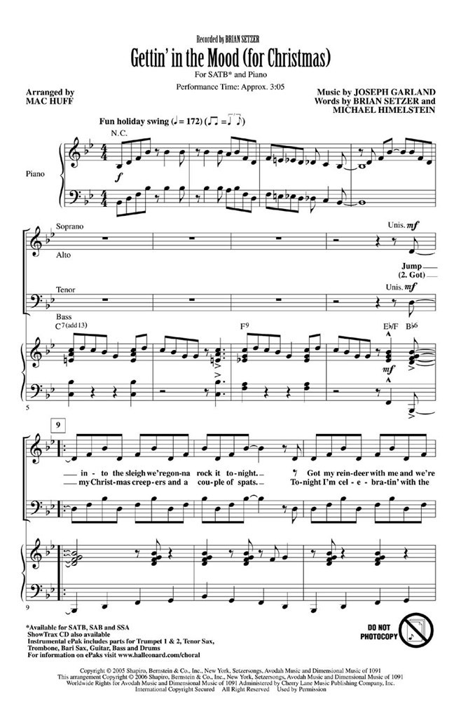 Gettin' in the Mood - For Christmas