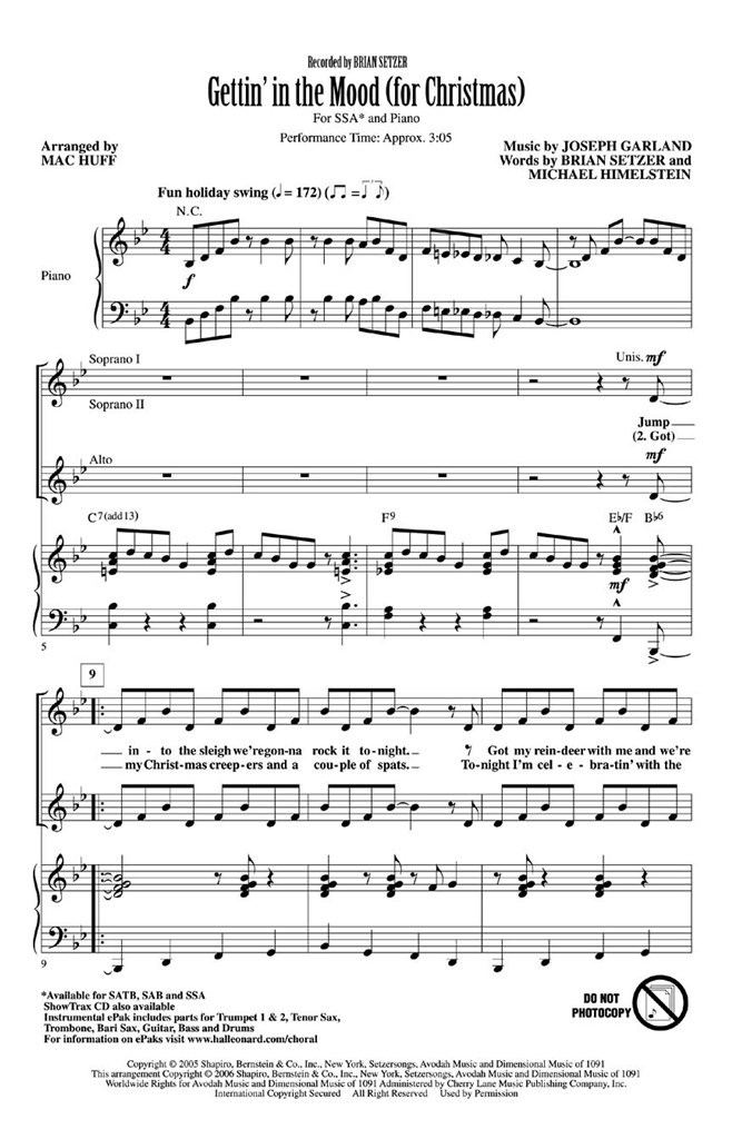 Gettin' in the Mood - For Christmas