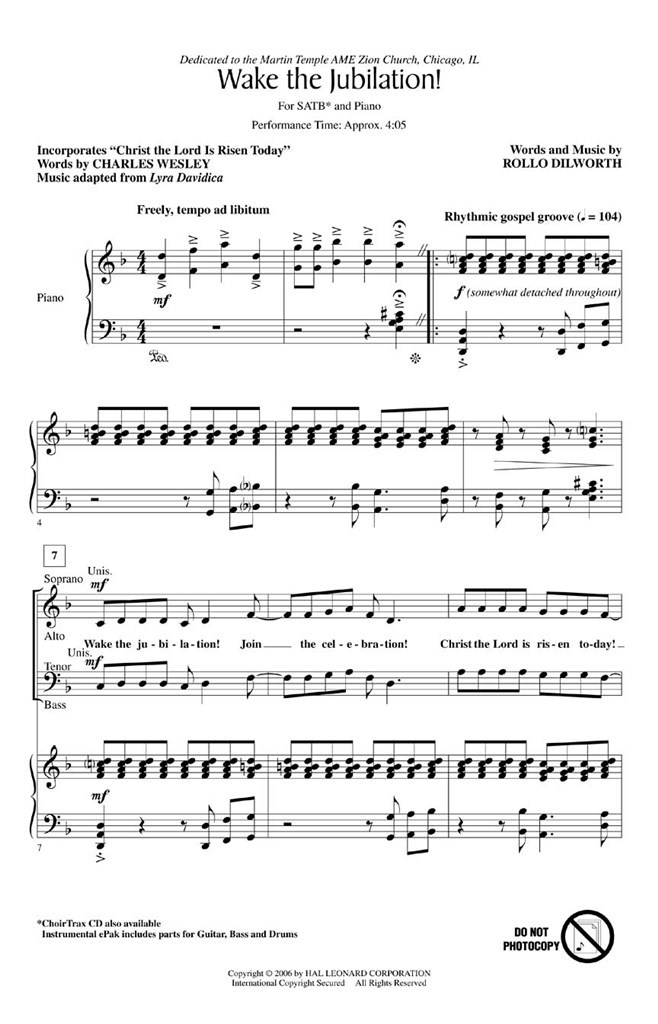Wake the Jubilation!