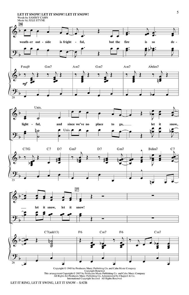 Let It Ring, Let It Swing, Let It Snow
