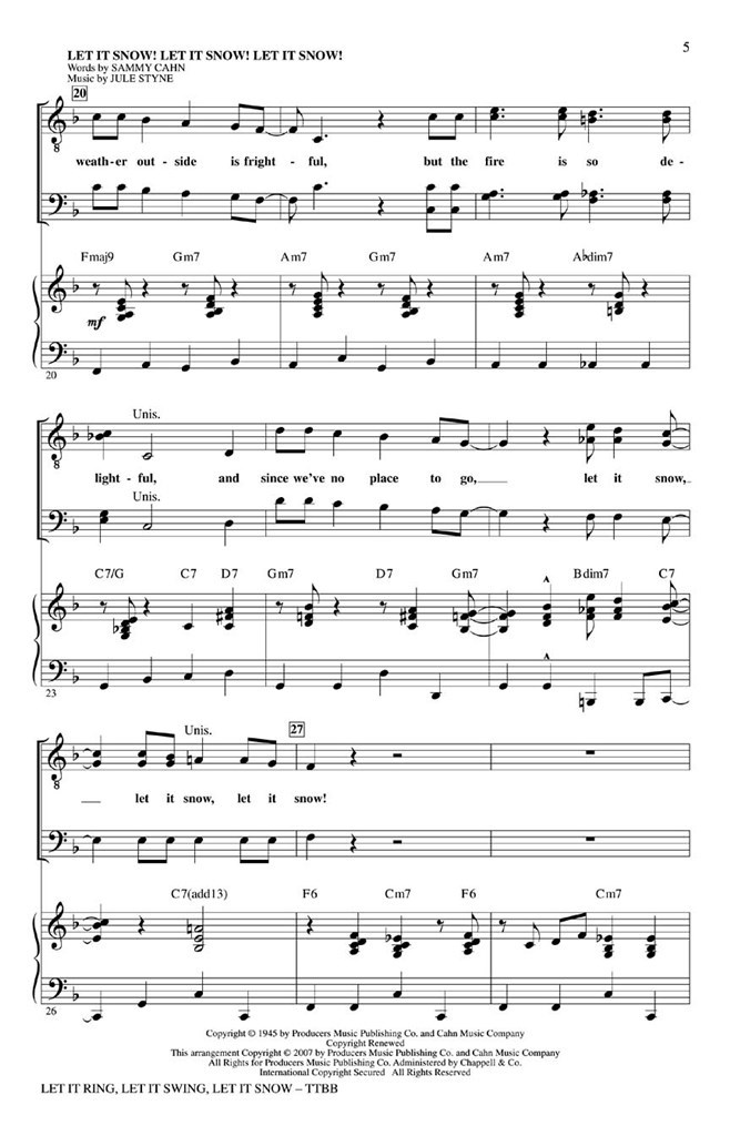 Let It Ring, Let It Swing, Let It Snow