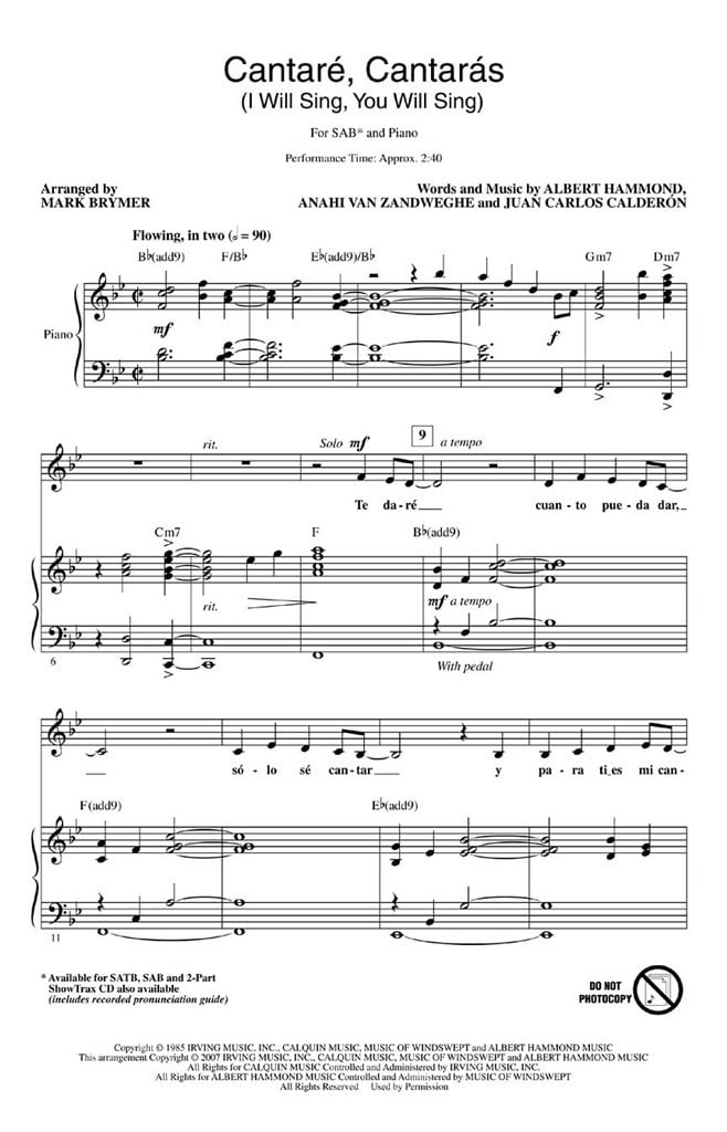 Cantare, Cantaras