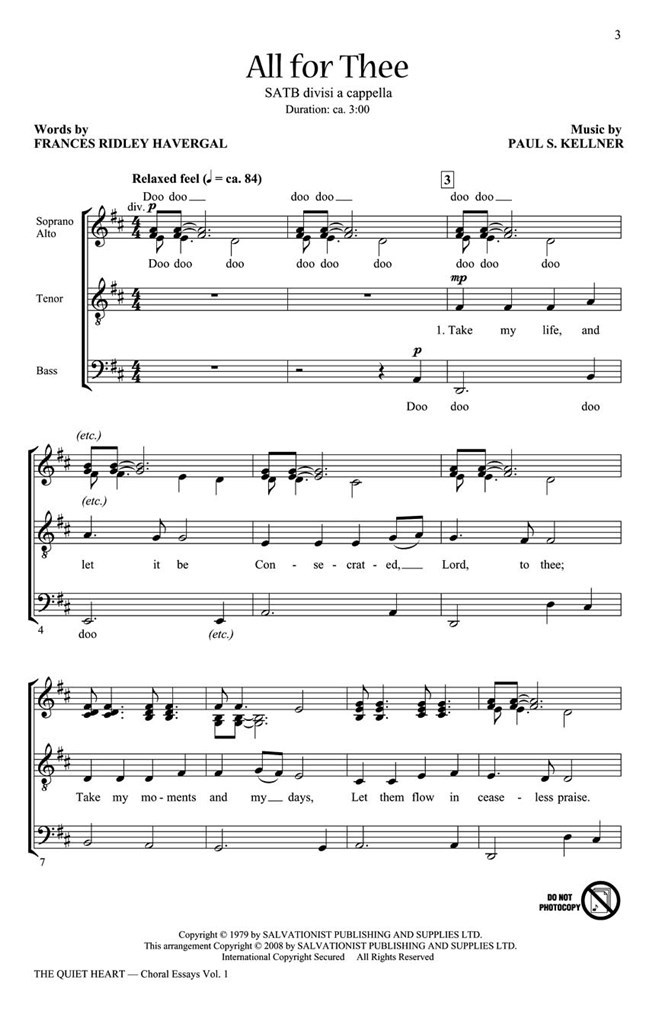 The Quiet Heart - Choral Essays Vol. 1