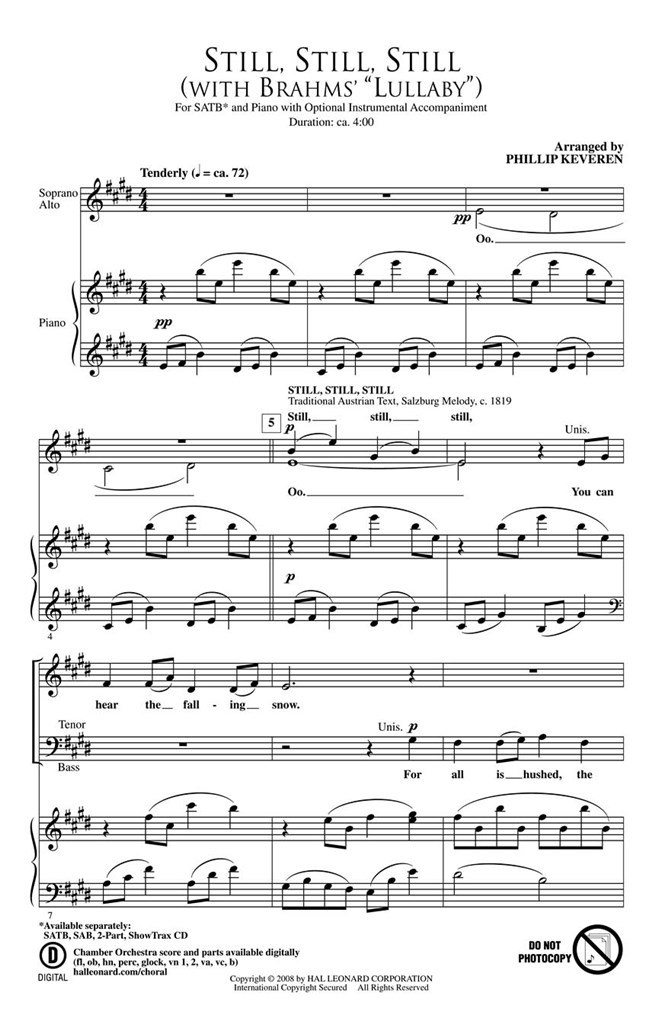 Still, Still, Still with Brahms' Lullaby