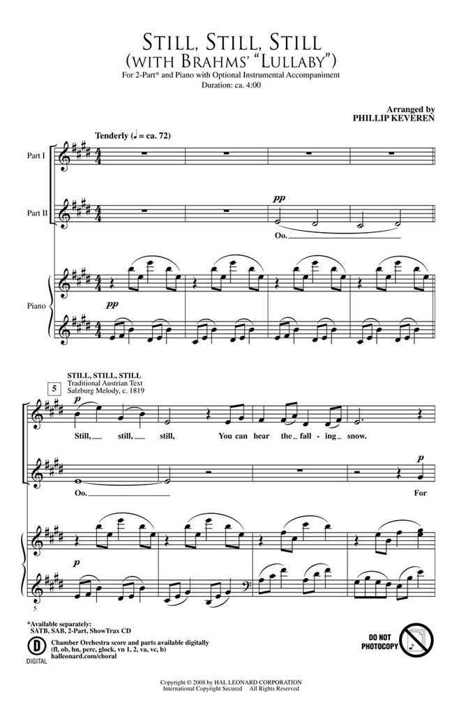 Still, Still, Still with Brahms' Lullaby