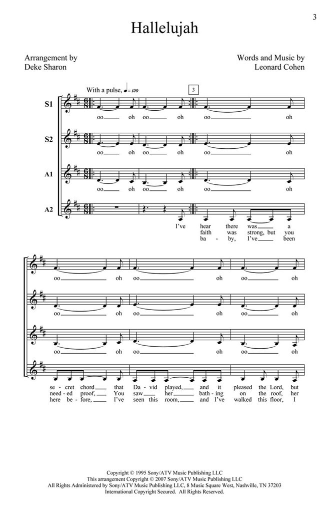 Hallelujah - SSAA
