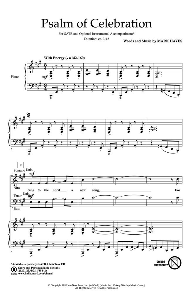 Psalm of Celebration