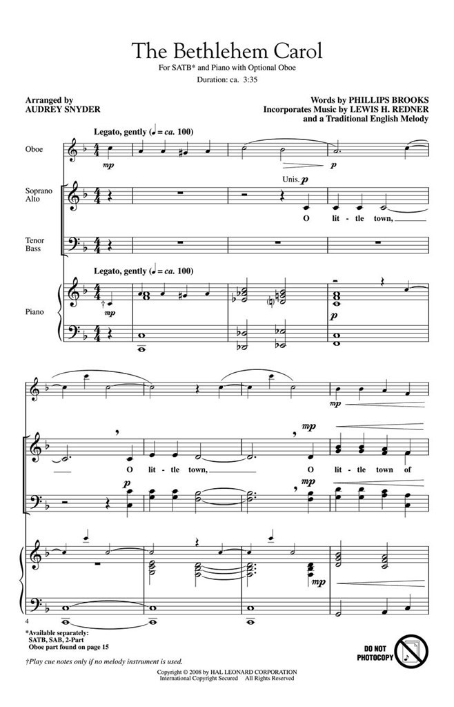 The Bethlehem Carol