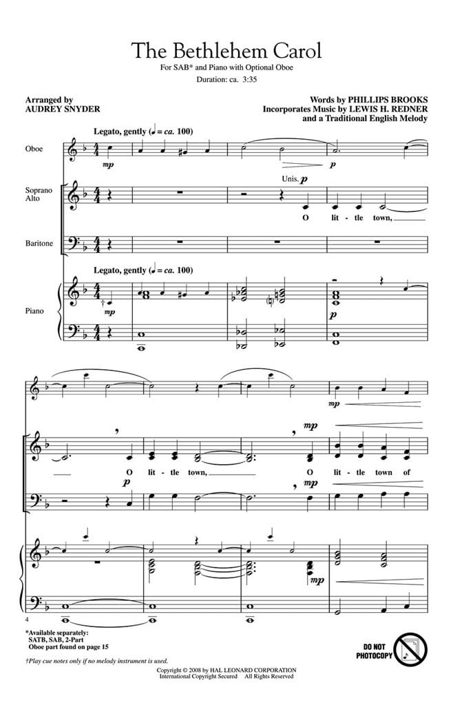 The Bethlehem Carol