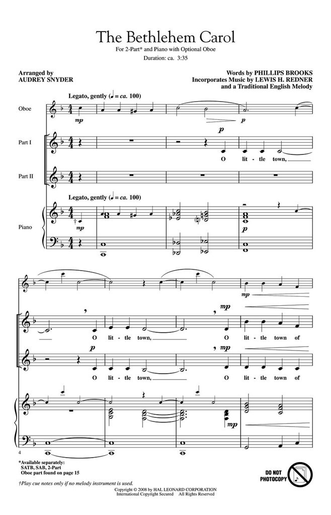 The Bethlehem Carol