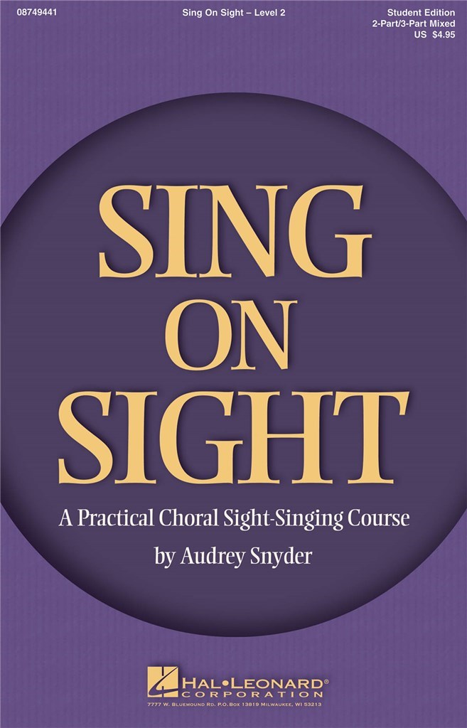 Sing on Sight - A Practical Sight-Singing Course