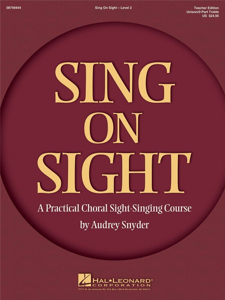 Sing on Sight - A Practical Sight-Singing Course